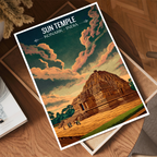 Black Pagoda Arkakshetra - Konark - India - Travel Wall Art Print Poster - Art Print - Travel Art Poster