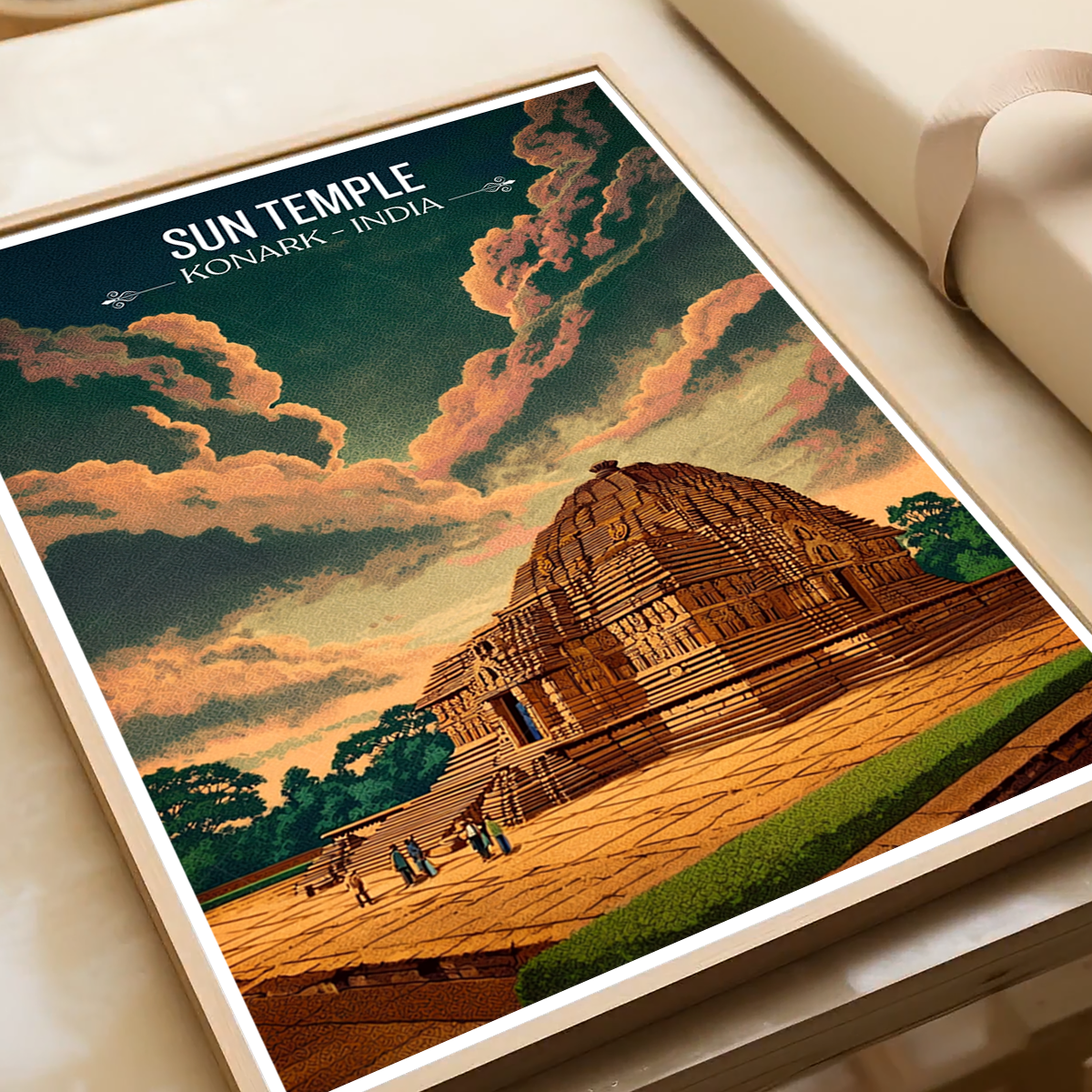 Black Pagoda Arkakshetra - Konark - India - Travel Wall Art Print Poster - Art Print - Travel Art Poster