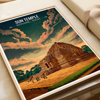 Black Pagoda Arkakshetra - Konark - India - Travel Wall Art Print Poster - Art Print - Travel Art Poster