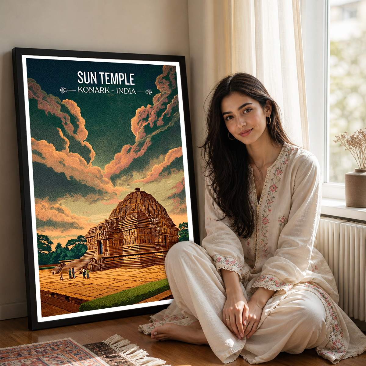 Black Pagoda Arkakshetra - Konark - India - Travel Wall Art Print Poster - Art Print - Travel Art Poster