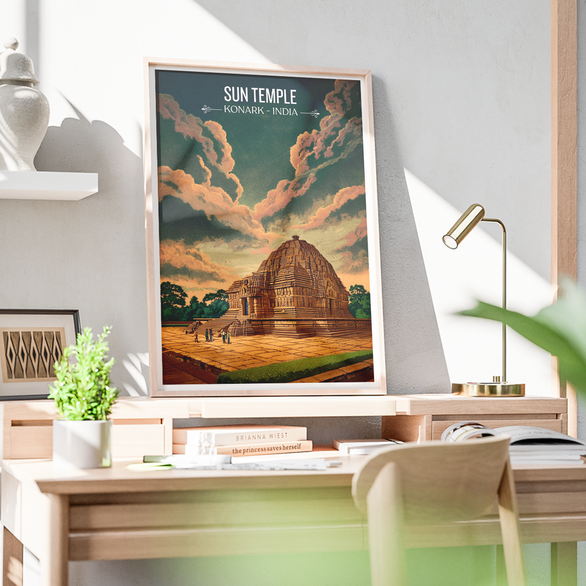 Black Pagoda Arkakshetra - Konark - India - Travel Wall Art Print Poster - Art Print - Travel Art Poster