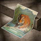 Sundarbans - West Bengal - India - Travel Wall Art Print Poster - Art Print - Travel Art Poster