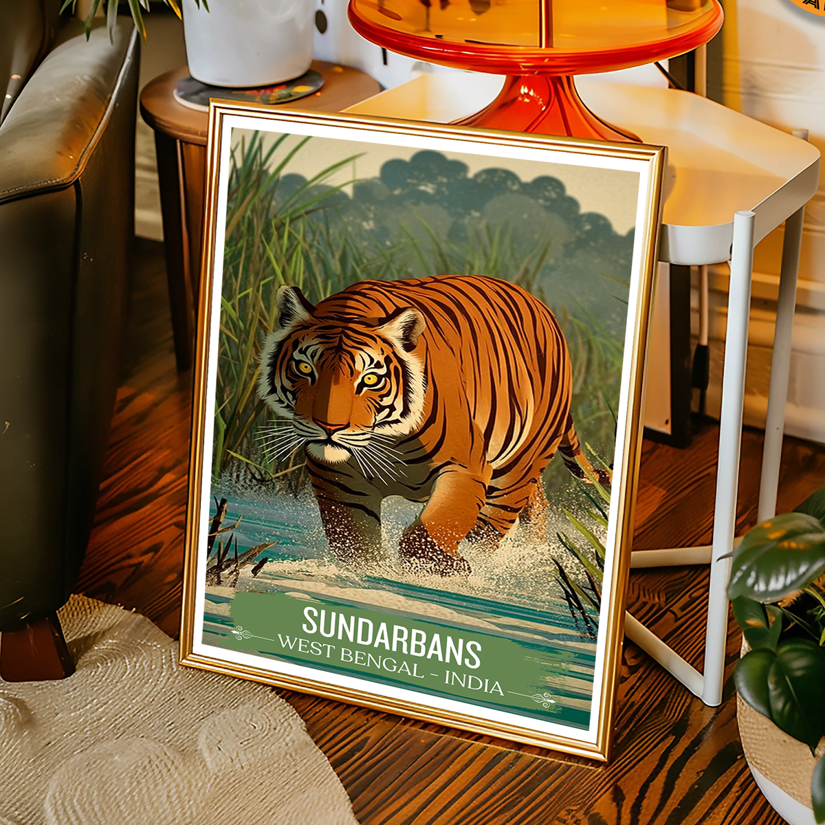 Sundarbans - West Bengal - India - Travel Wall Art Print Poster - Art Print - Travel Art Poster