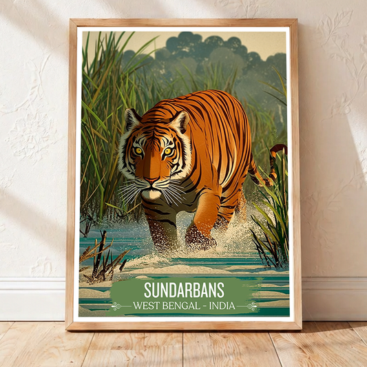 Sundarbans - West Bengal - India - Travel Wall Art Print Poster - Art Print - Travel Art Poster