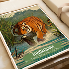 Sundarbans - West Bengal - India - Travel Wall Art Print Poster - Art Print - Travel Art Poster