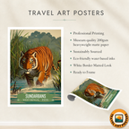 Sundarbans - West Bengal - India - Travel Wall Art Print Poster - Art Print - Travel Art Poster