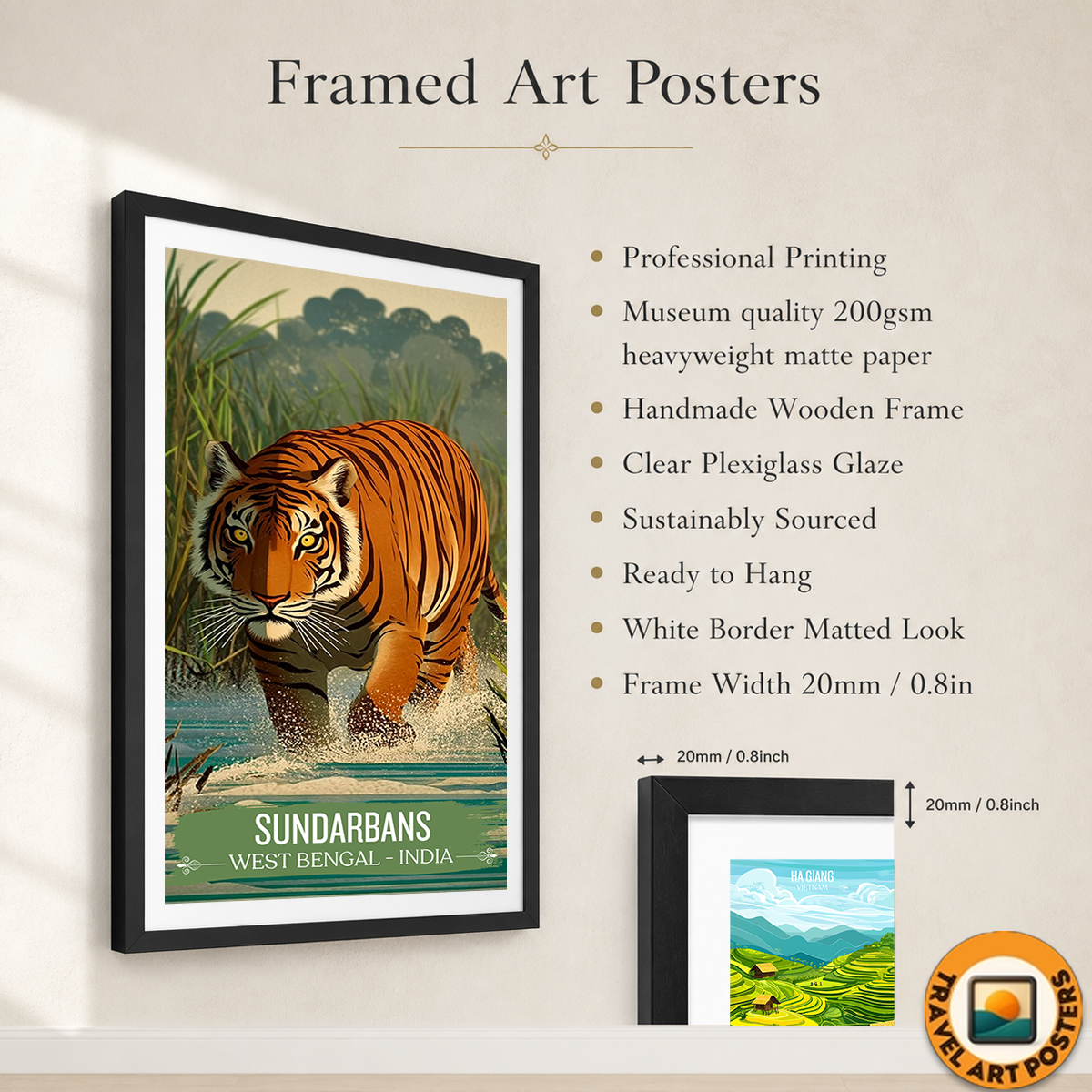 Sundarbans - West Bengal - India - Travel Wall Art Print Poster - Art Print - Travel Art Poster