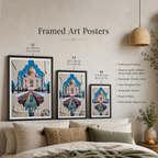 Taj Mahal - Agra - India - Travel Wall Art Print Poster - Art Print - Travel Art Poster