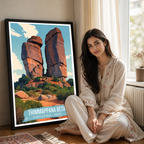 Thimmappana Beta - Karnataka - India - Travel Wall Art Print Poster - Art Print - Travel Art Poster
