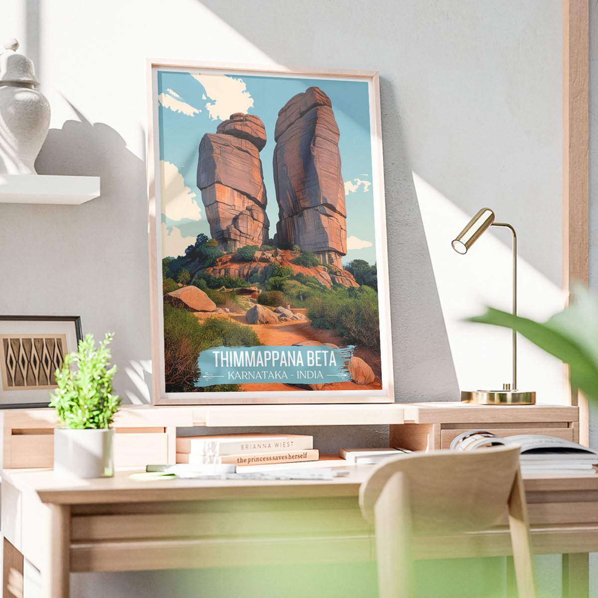 Thimmappana Beta - Karnataka - India - Travel Wall Art Print Poster - Art Print - Travel Art Poster