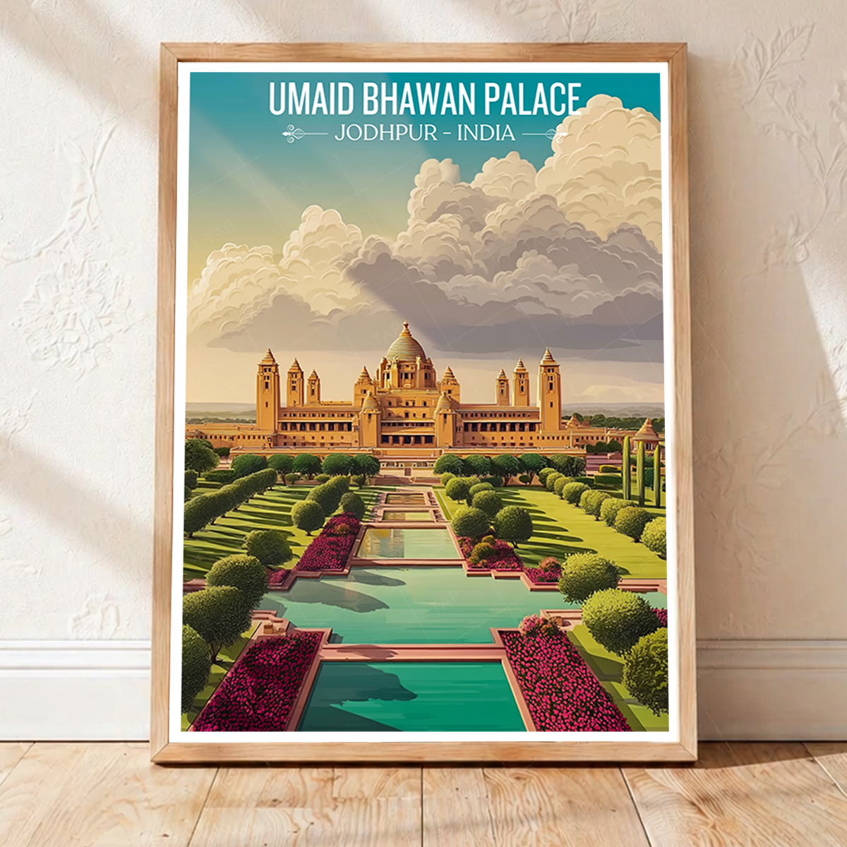 Umaid Bhawan Palace - Jodhpur - India - Travel Wall Art Print Poster - Art Print - Travel Art Poster