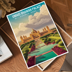 Umaid Bhawan Palace - Jodhpur - India - Travel Wall Art Print Poster - Art Print - Travel Art Poster