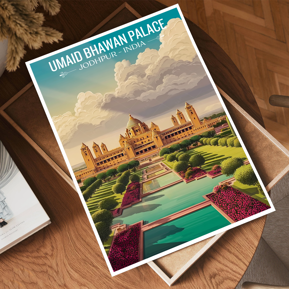 Umaid Bhawan Palace - Jodhpur - India - Travel Wall Art Print Poster - Art Print - Travel Art Poster