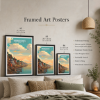 Vibrant Varanasi Ghats - Uttar Paradesh - India - Travel Wall Art Print Poster - Art Print - Travel Art Poster