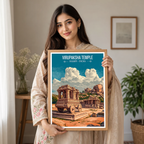 Virupaksha Temple - Hampi - India - Travel Wall Art Print Poster - Art Print - Travel Art Poster