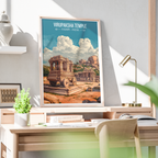 Virupaksha Temple - Hampi - India - Travel Wall Art Print Poster - Art Print - Travel Art Poster