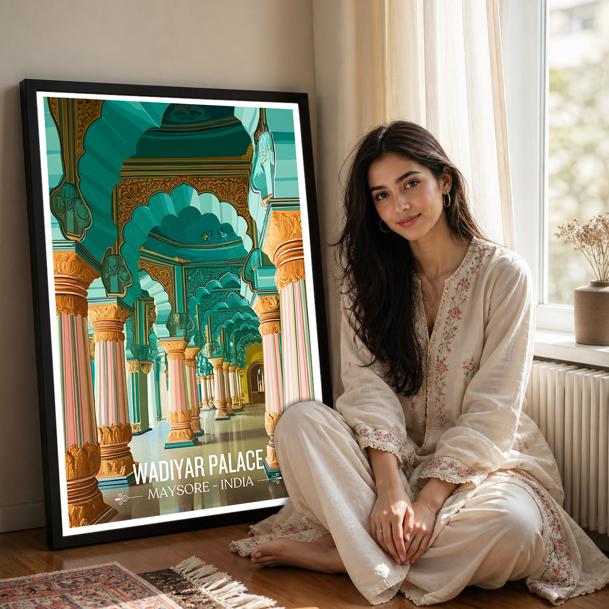 Wadiyar Palace - Maysore - India - Travel Wall Art Print Poster - Art Print - Travel Art Poster