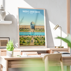 Naqsh-e-Jahan Square - Isfahan - Iran - Travel Art Wall Deco Poster - Art Print - Travel Art Poster