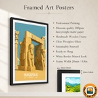 Perspolis - Iran - Travel Art Wall Deco Poster - Art Print - Travel Art Poster