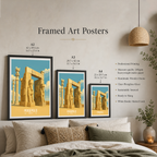 Perspolis - Iran - Travel Art Wall Deco Poster - Art Print - Travel Art Poster