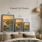 Al-Ahwar Marshes - Iraq - Travel Art Wall Deco Poster - Art Print - Travel Art Poster