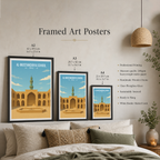 Al-Mustansiriya School - Iraq - Travel Art Wall Deco Poster - Art Print - Travel Art Poster