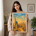 Baghdad - Iraq - Travel Art Wall Deco Poster - Art Print - Travel Art Poster