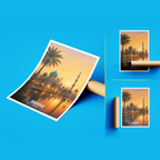 Baghdad Mosque - Iraq - Travel Art Wall Deco Poster - Art Print - Travel Art Poster