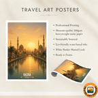 Basra - Iraq - Travel Art Wall Deco Poster - Art Print - Travel Art Poster