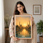 Basra - Iraq - Travel Art Wall Deco Poster - Art Print - Travel Art Poster