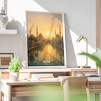 Basra - Iraq - Travel Art Wall Deco Poster - Art Print - Travel Art Poster