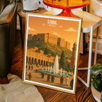 Erbil - Iraq - Travel Art Wall Deco Poster - Art Print - Travel Art Poster