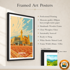 Imam Ali Roza - Iraq - Travel Art Wall Deco Poster - Art Print - Travel Art Poster