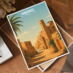 Samawah - Iraq - Travel Art Wall Deco Poster - Art Print - Travel Art Poster