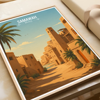Samawah - Iraq - Travel Art Wall Deco Poster - Art Print - Travel Art Poster