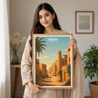 Samawah - Iraq - Travel Art Wall Deco Poster - Art Print - Travel Art Poster