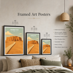 Ziggurat of Ur - Iraq - Travel Art Wall Deco Poster - Art Print - Travel Art Poster