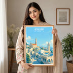 Bethlehem - Israel - Travel Art Wall Deco Poster - Art Print - Travel Art Poster