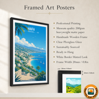 Haifa - Israel - Travel Art Wall Deco Poster - Art Print - Travel Art Poster