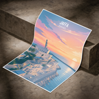 Jaffa - Israel - Travel Art Wall Deco Poster - Art Print - Travel Art Poster