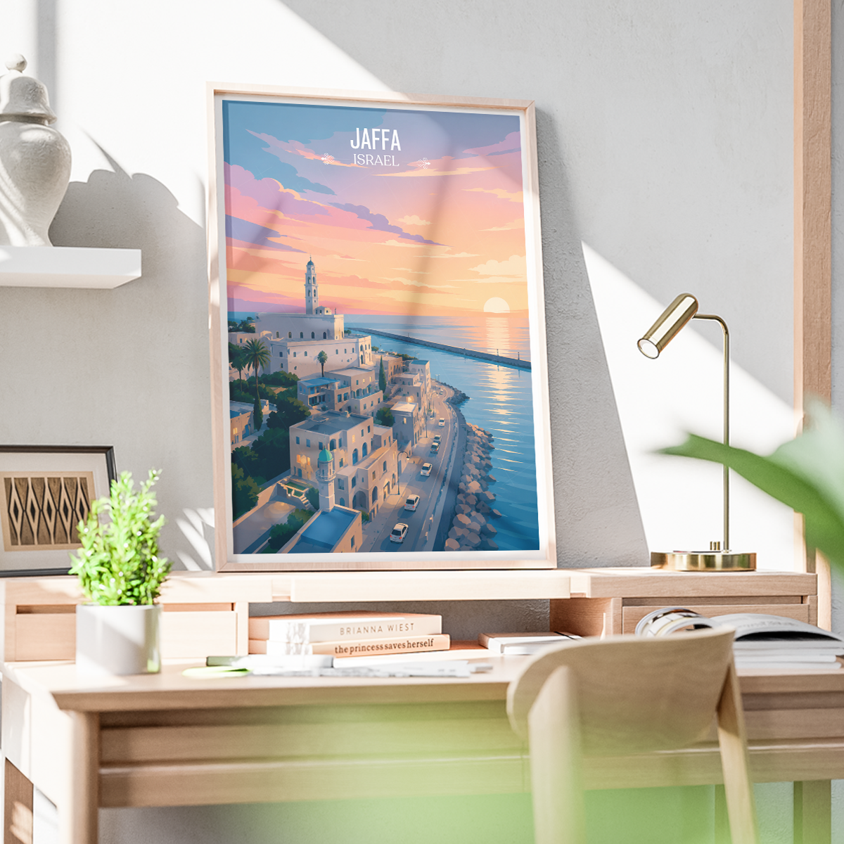 Jaffa - Israel - Travel Art Wall Deco Poster - Art Print - Travel Art Poster