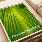 Arshiyama Bamboo Grove - Japan - Travel Art Wall Deco Poster - Art Print - Travel Art Poster
