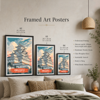 Hakuro-jō - Japan - Travel Art Wall Deco Poster - Art Print - Travel Art Poster