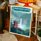 Kumano Nachi Taisha - Wakayama - Japan - Travel Art Wall Deco Poster - Art Print - Travel Art Poster