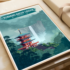 Kumano Nachi Taisha - Wakayama - Japan - Travel Art Wall Deco Poster - Art Print - Travel Art Poster