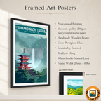 Kumano Nachi Taisha - Wakayama - Japan - Travel Art Wall Deco Poster - Art Print - Travel Art Poster