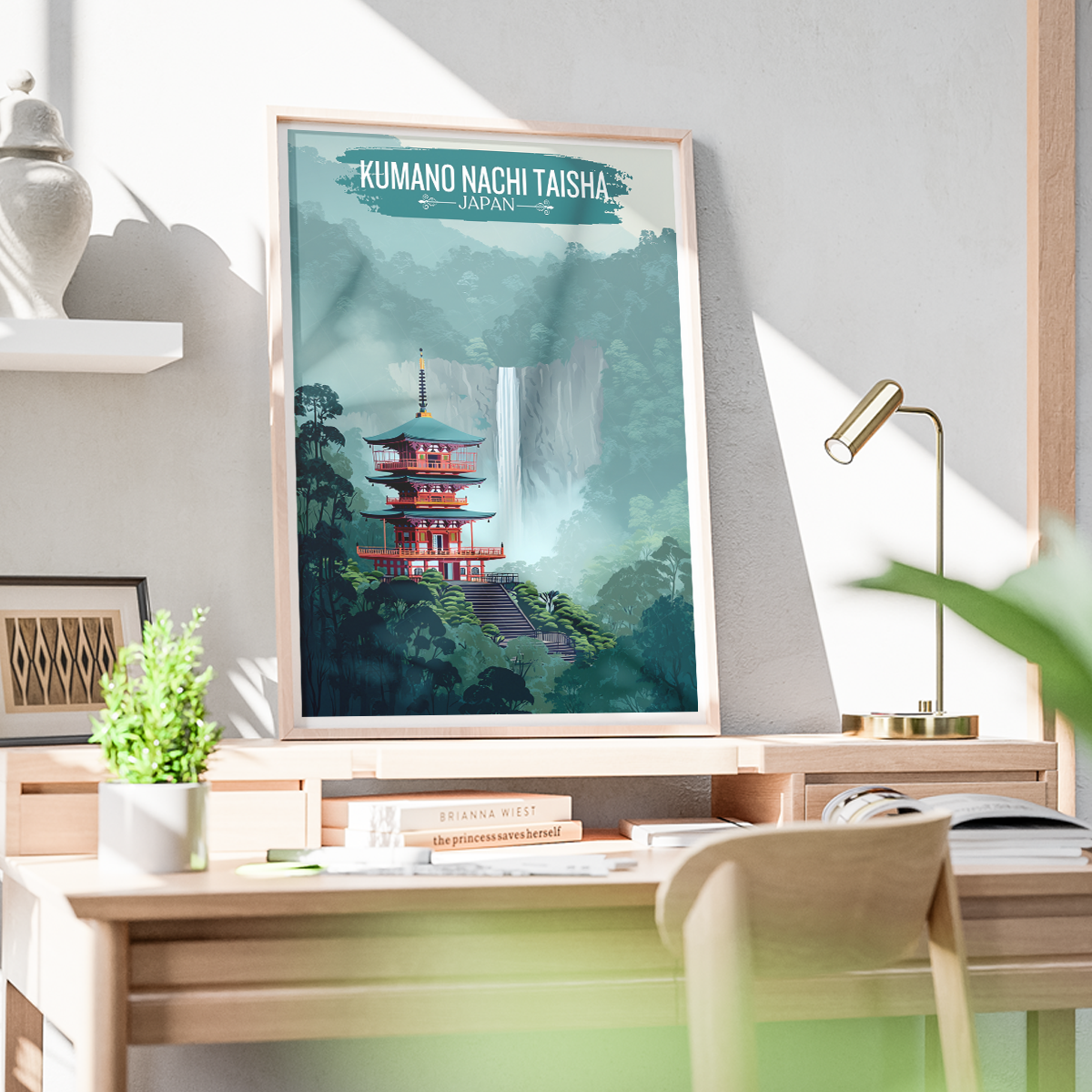 Kumano Nachi Taisha - Wakayama - Japan - Travel Art Wall Deco Poster - Art Print - Travel Art Poster