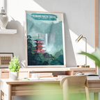 Kumano Nachi Taisha - Wakayama - Japan - Travel Art Wall Deco Poster - Art Print - Travel Art Poster