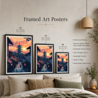 Kyoto - Japan - Travel Art Wall Deco Poster - Art Print - Travel Art Poster