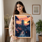 Kyoto - Japan - Travel Art Wall Deco Poster - Art Print - Travel Art Poster